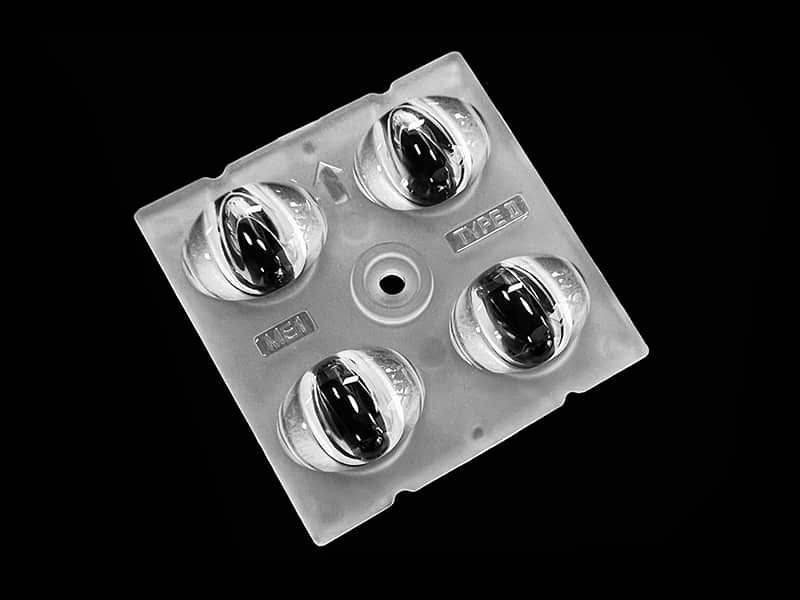 2x2 TypeII Street lens designed for ME1-lighting classes according to EN 13201-2