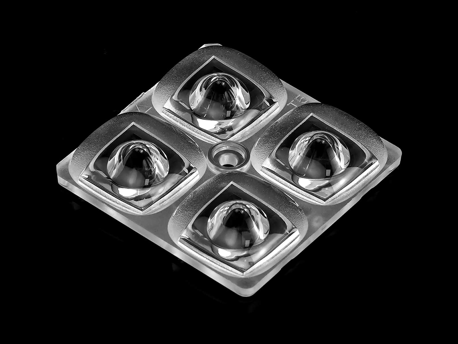 2x2 TypeV Round Beam Lens For Car Parking Zone