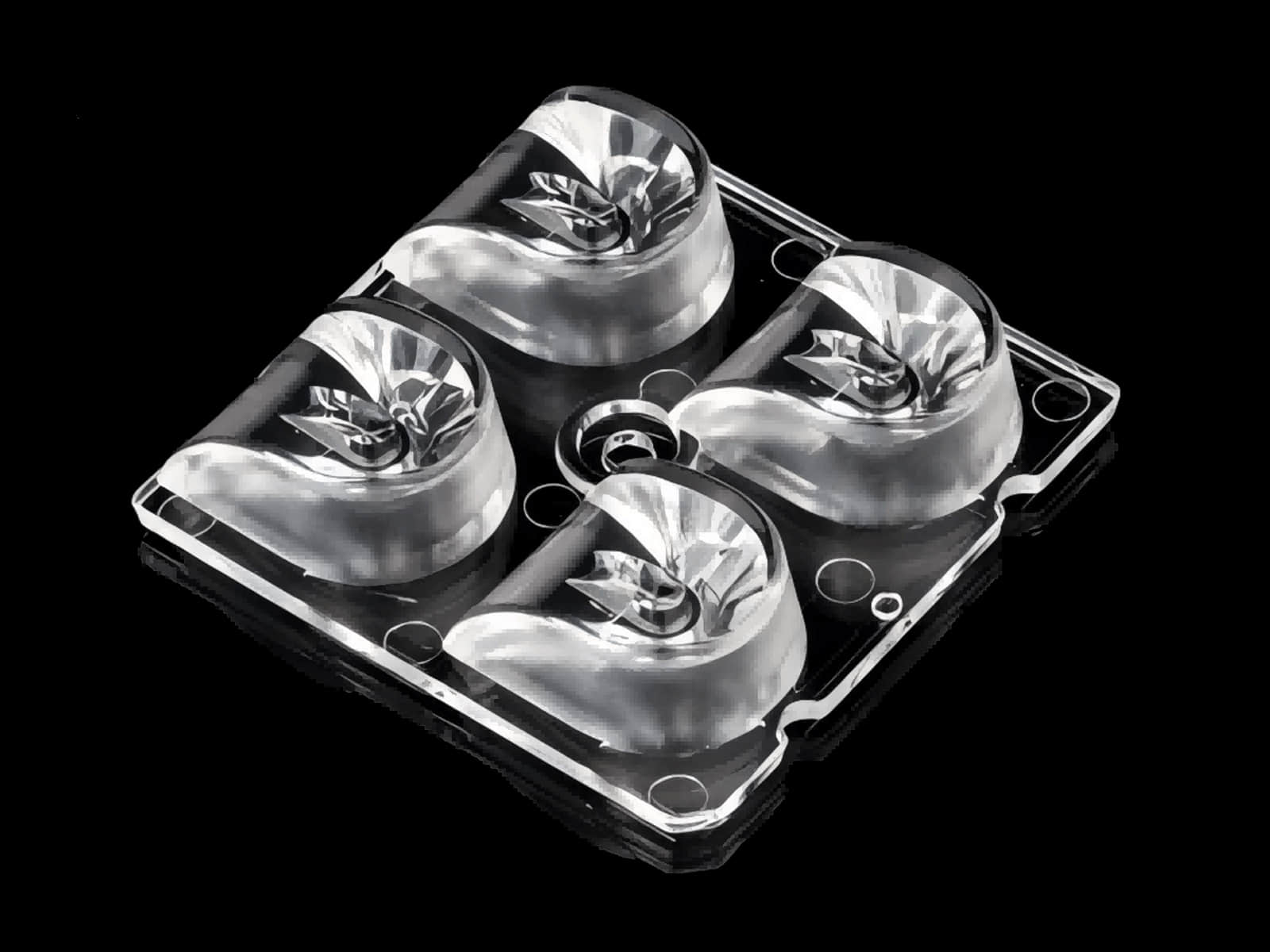 High-Performance 2x2 Lens for Russia Railway Lighting