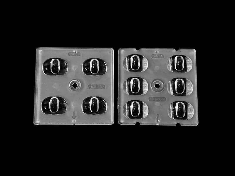 2x2 2x3 5050mm T2M cutoff led lens