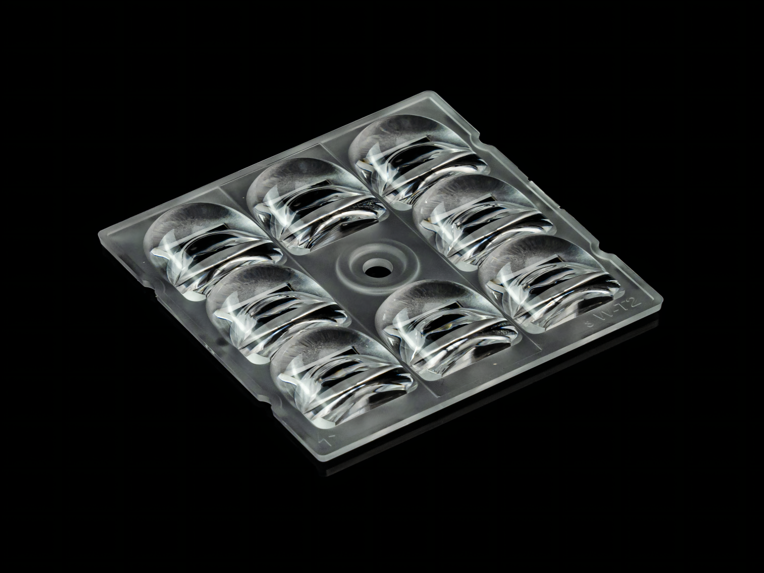 8LEDs lens   asymmetric beams for sport lighting