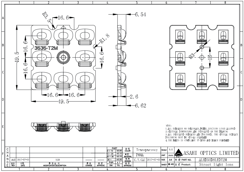 ALST50D8LED3535T2M Drawing