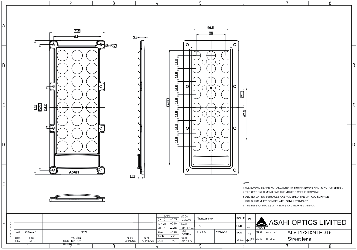 ALST173D24LEDT5 Drawing