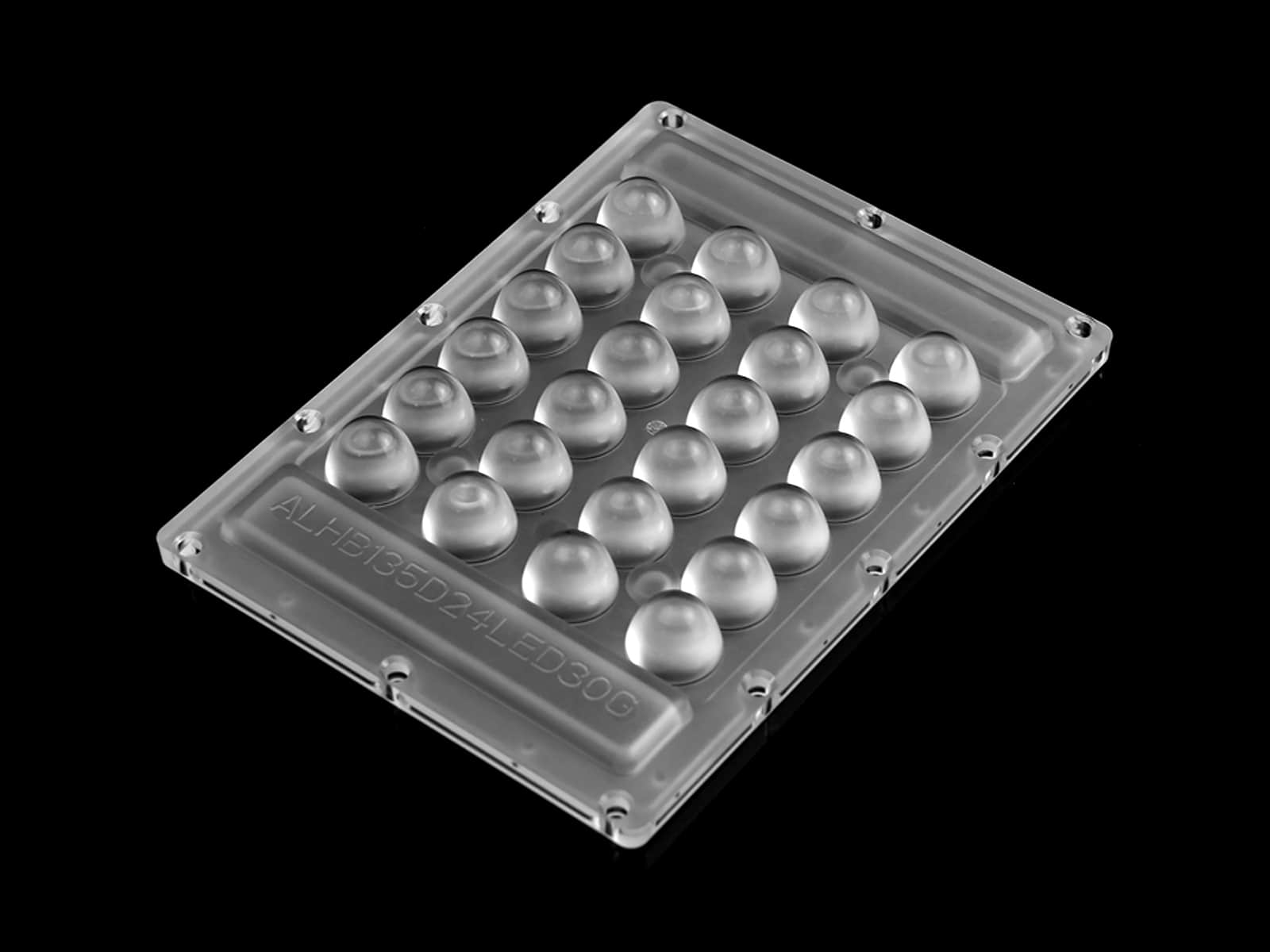 135mm 4x6 Arrays Industrial Lighting Lens With 30° Beam