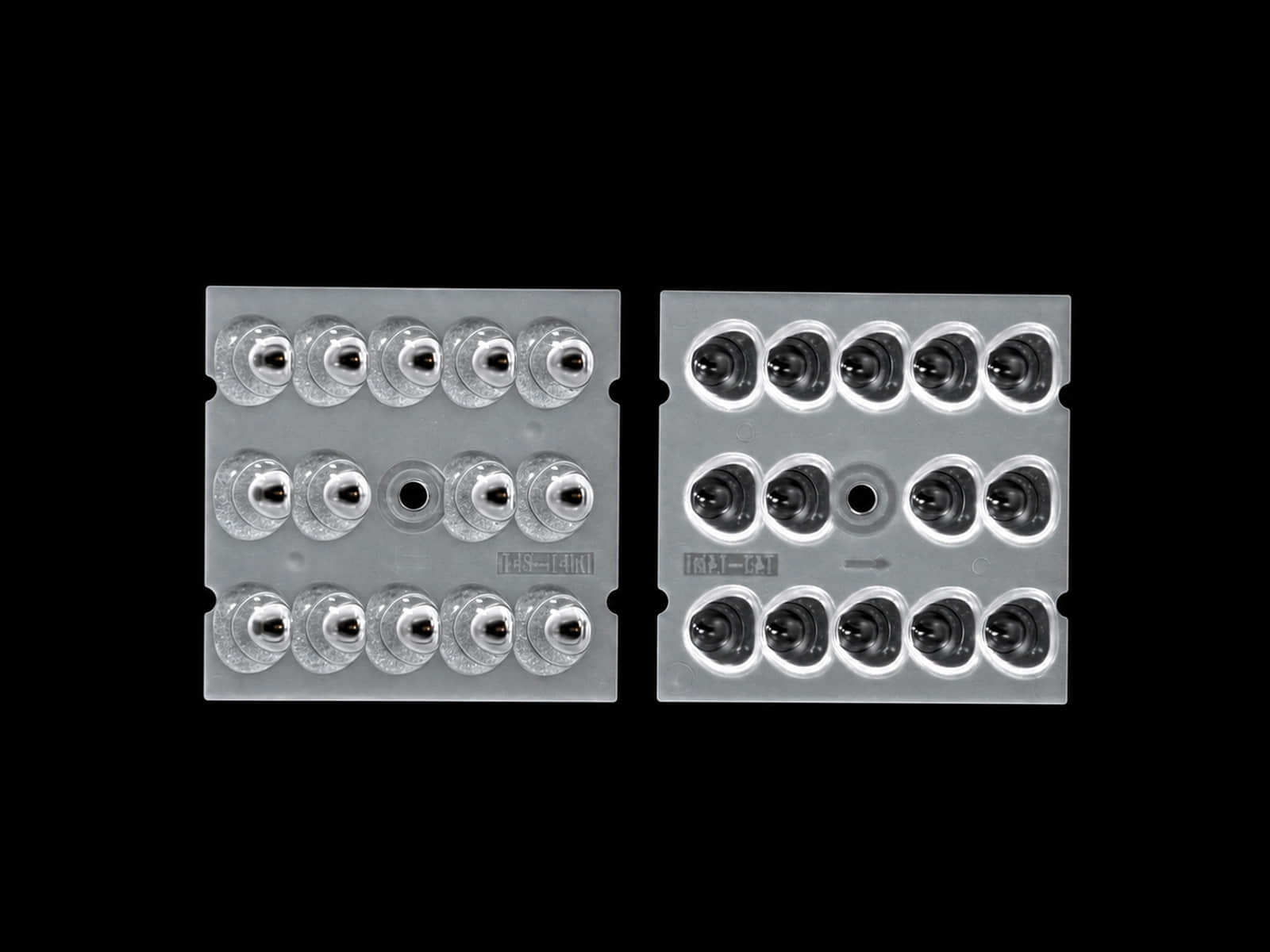 50mm 14-in-1 Type IV-S LED Street Light Lens for 2835 & 3030 LEDs