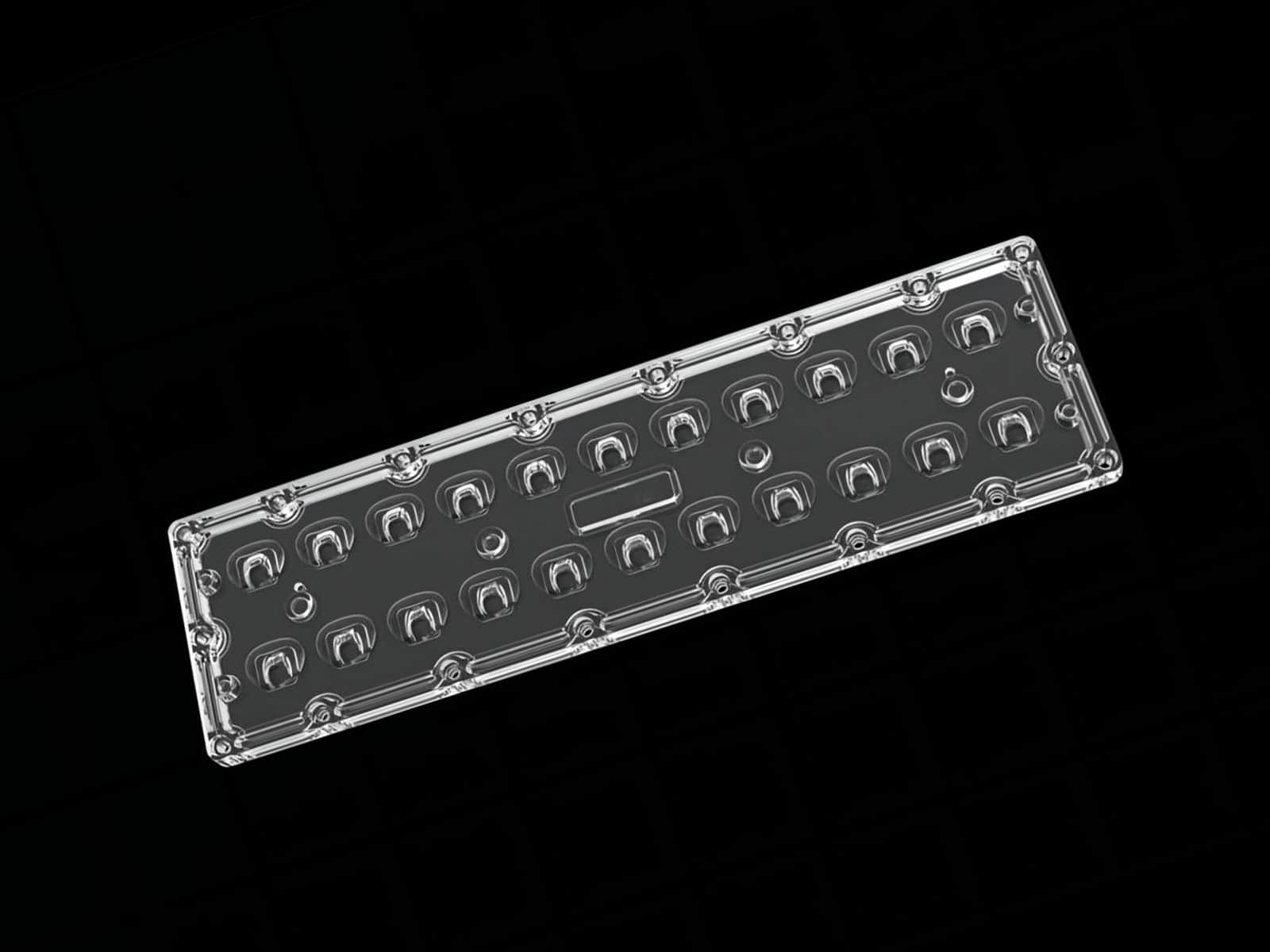 22in1 Optical lens with Type IV Short Throw beam for area lighting