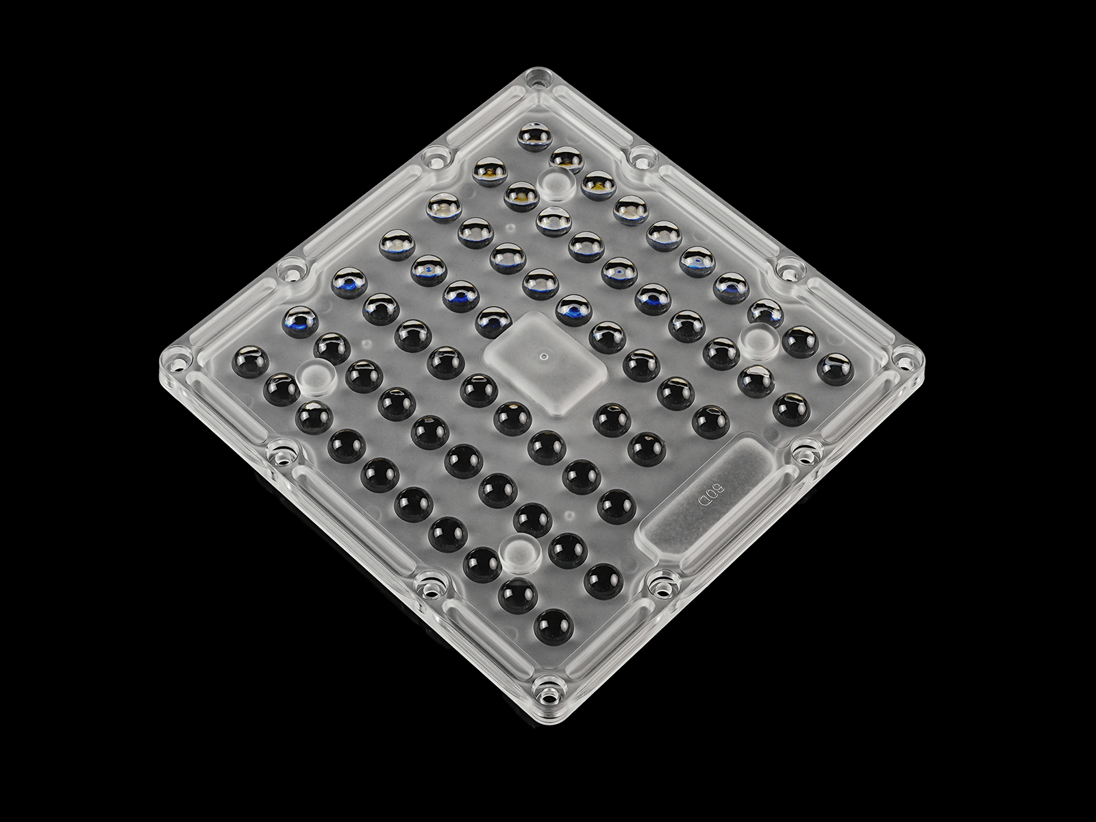 130x130mm 64LEDs high bay lens with 60° beam angle