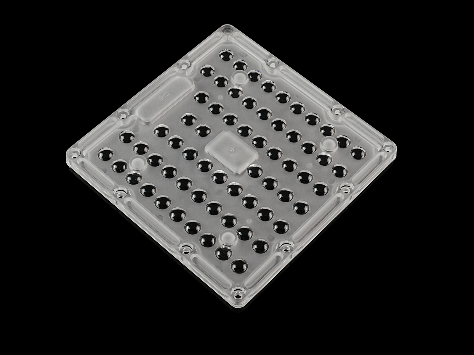 130x130mm 64LEDs high bay lens with 90° beam angle