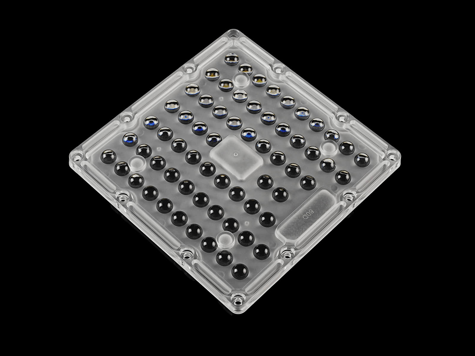 130x130mm 64LEDs high bay lens with 60° beam angle