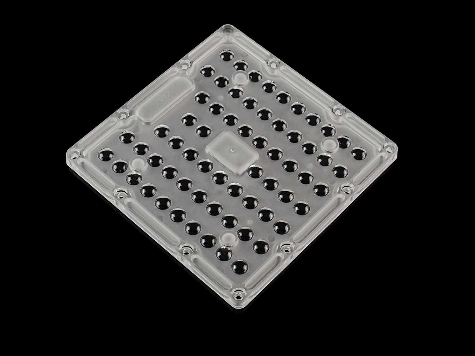 130x130mm 64LEDs high bay lens with 90° beam angle