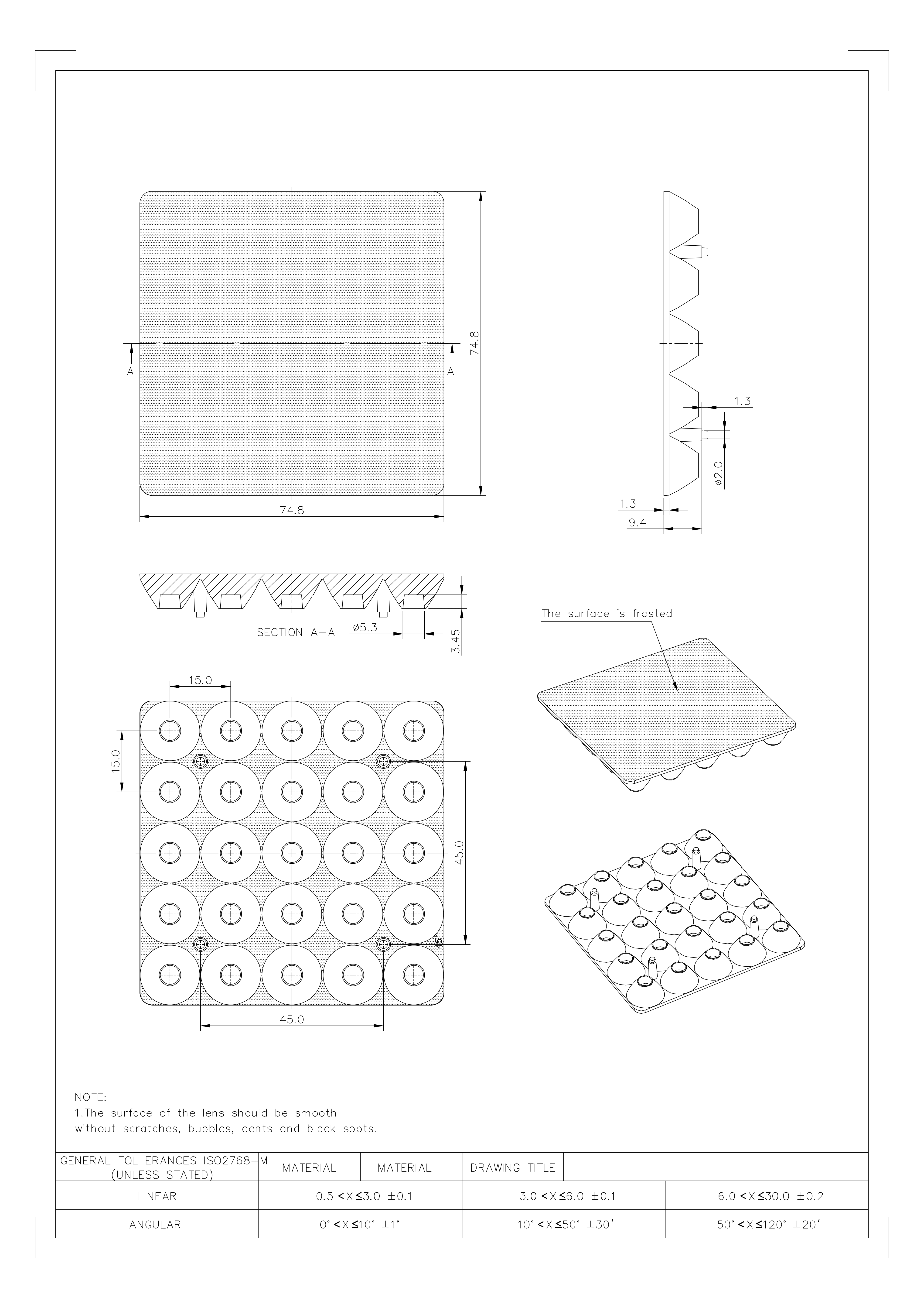 ALHB75D25LEDFR45G drawing