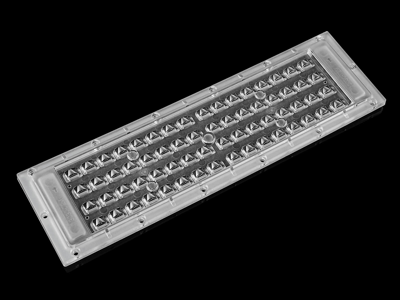 64LEDs T2M Optical lens horizontal for 3030LEDs-Ideal for street lighting
