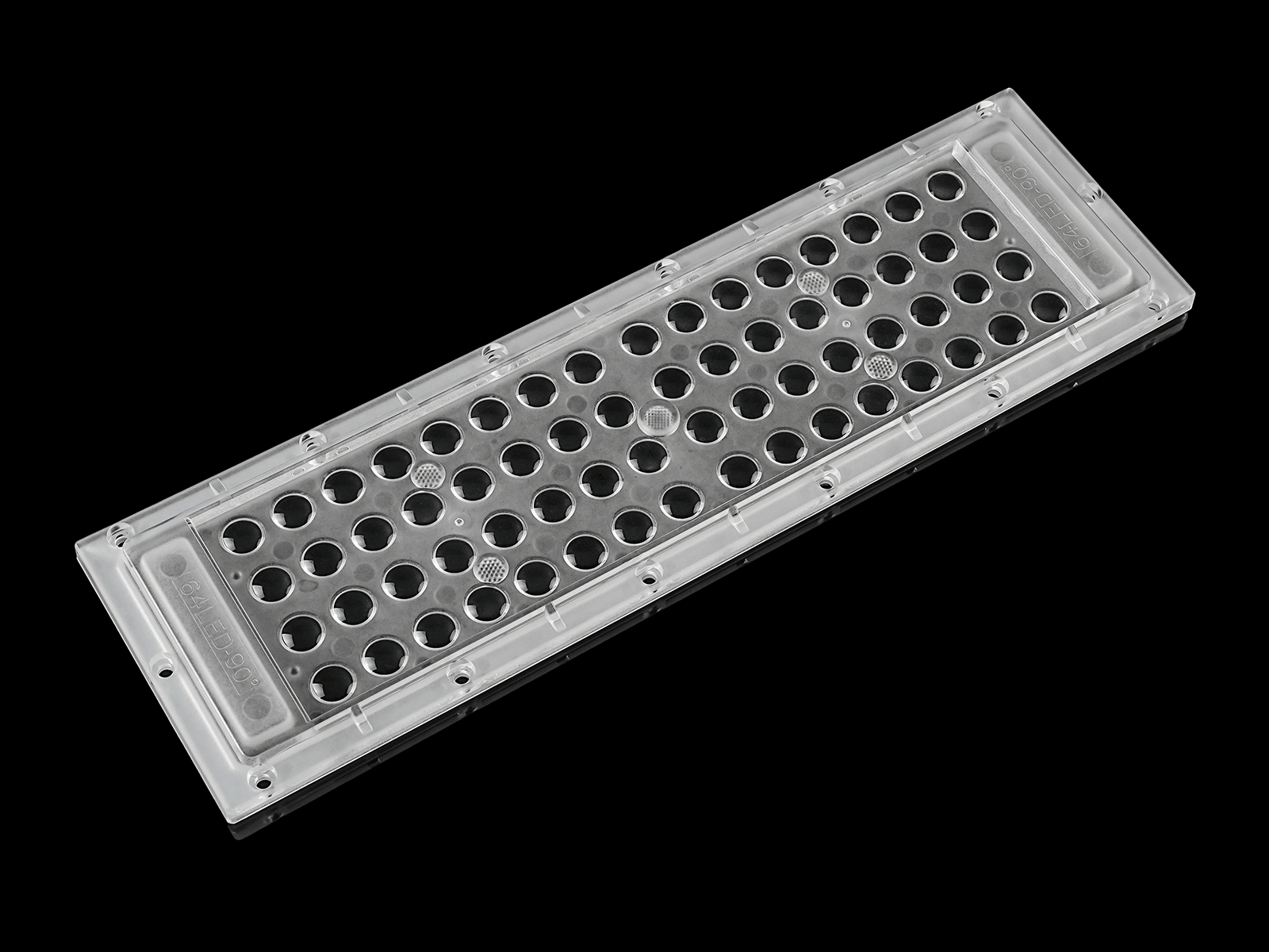 64LEDs high bay lens 90° with 3030 LED Array