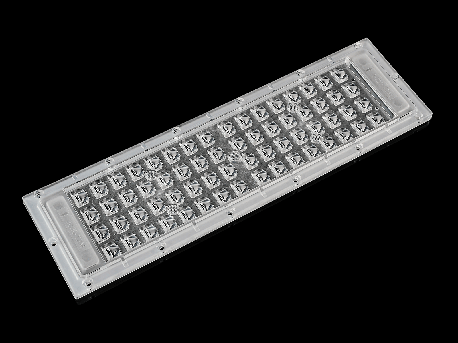 64LEDs T2M Optical lens vertical for 3030LEDs-Ideal for street lighting