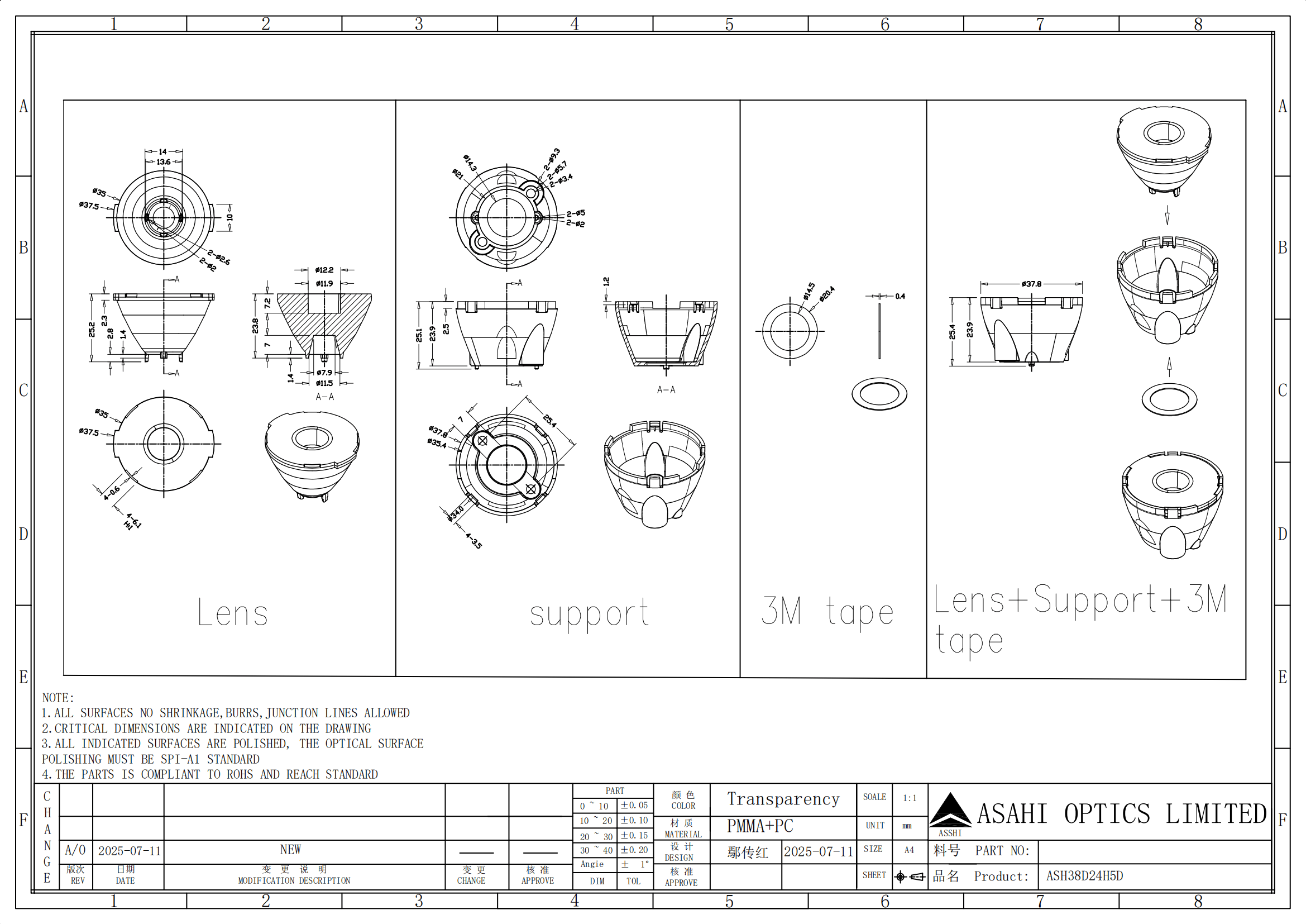 ASH38D24H5D Drawing