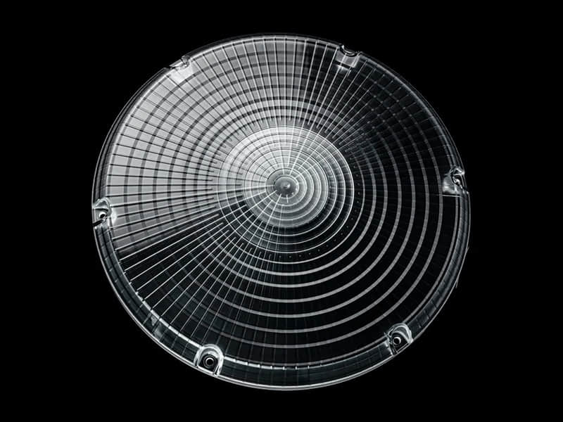 272mm DLC-F Round Shaped Outdoor Canopy Lighting Lens