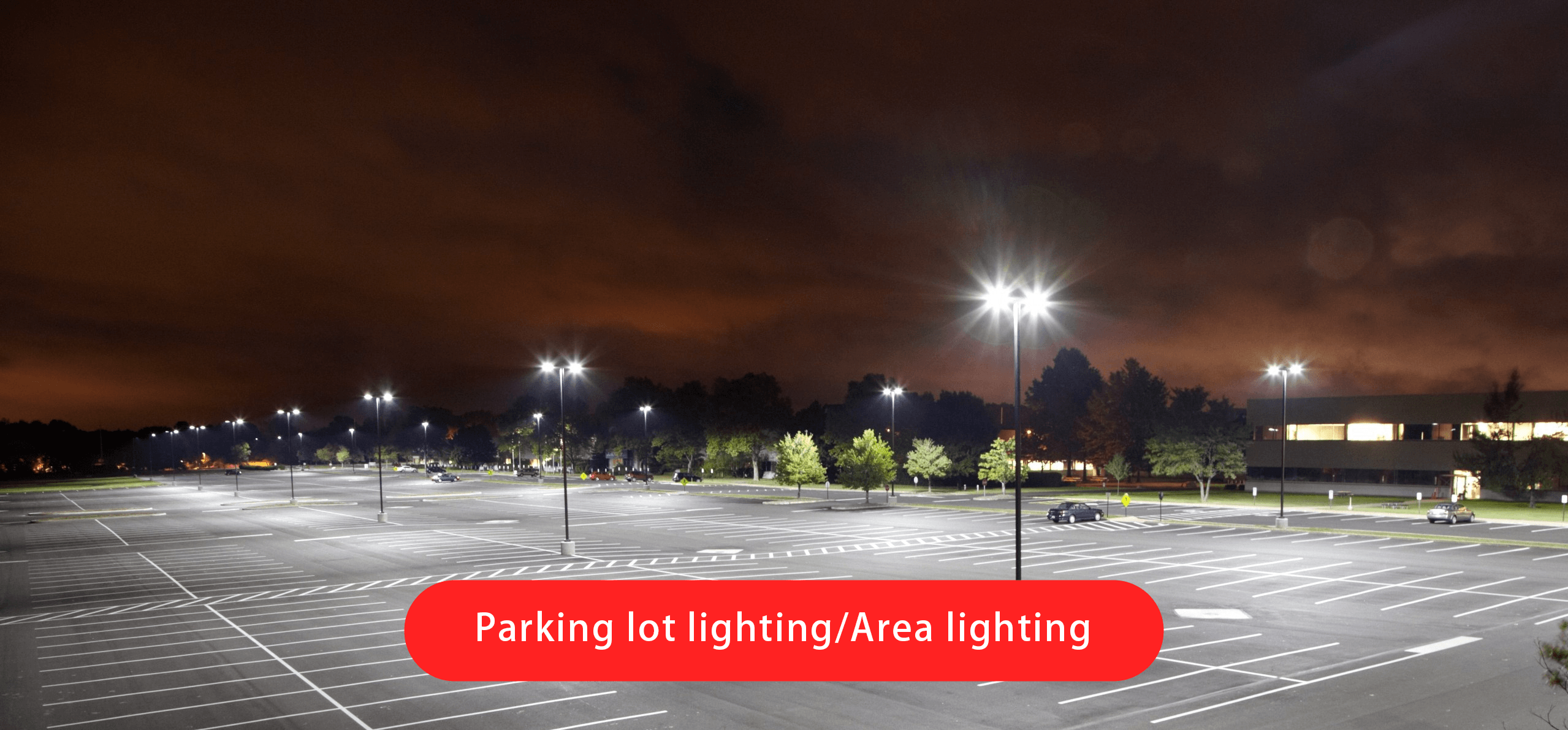 272mm DLC F Round Shaped Outdoor Canopy Lighting Lens Application