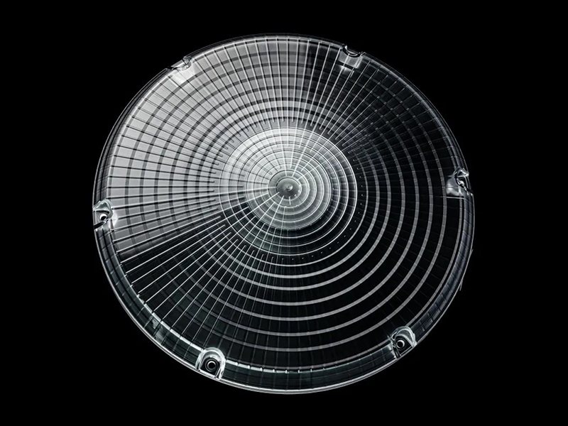 272mm DLC-F Round Shaped Outdoor Canopy Lighting Lens