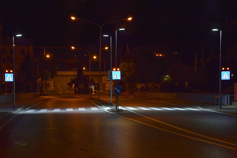 Nighttime crosswalk lighting2