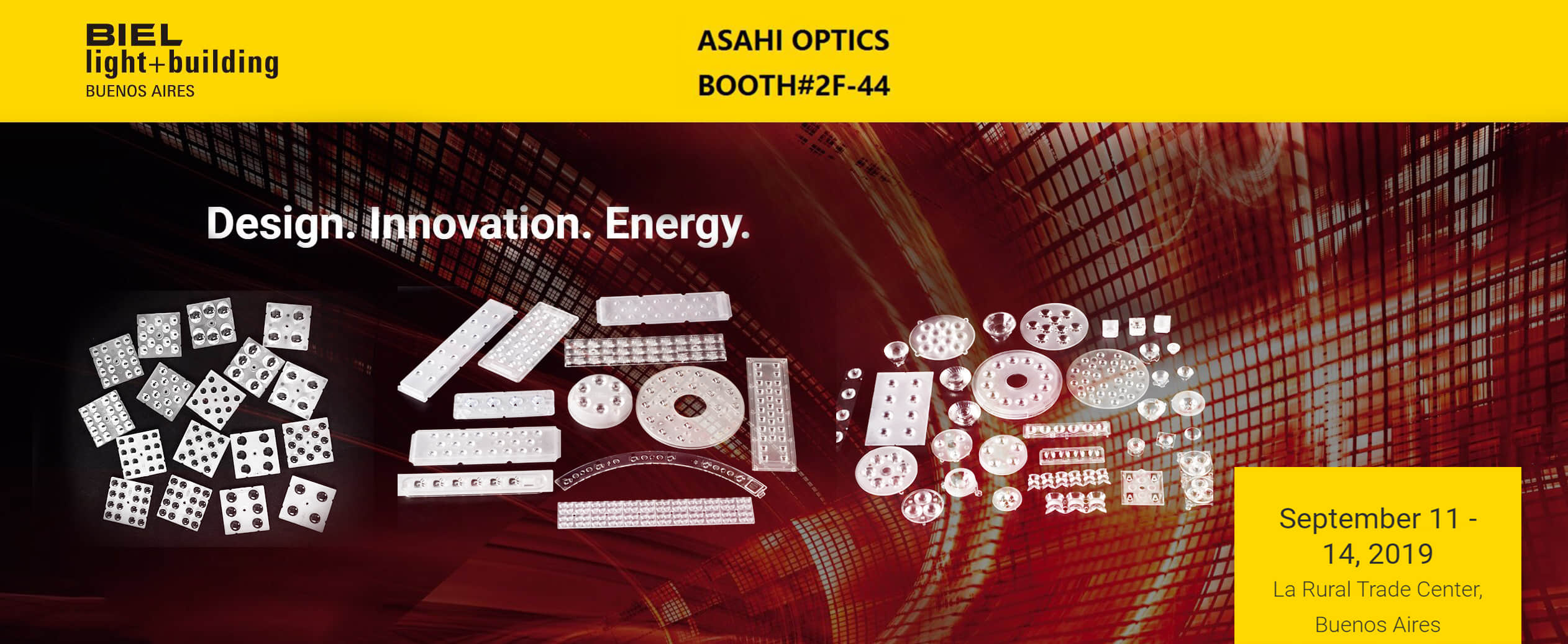 Asahi Optics Booth No. 2F-44 at BIEL Lighting+Building Buenos Aries