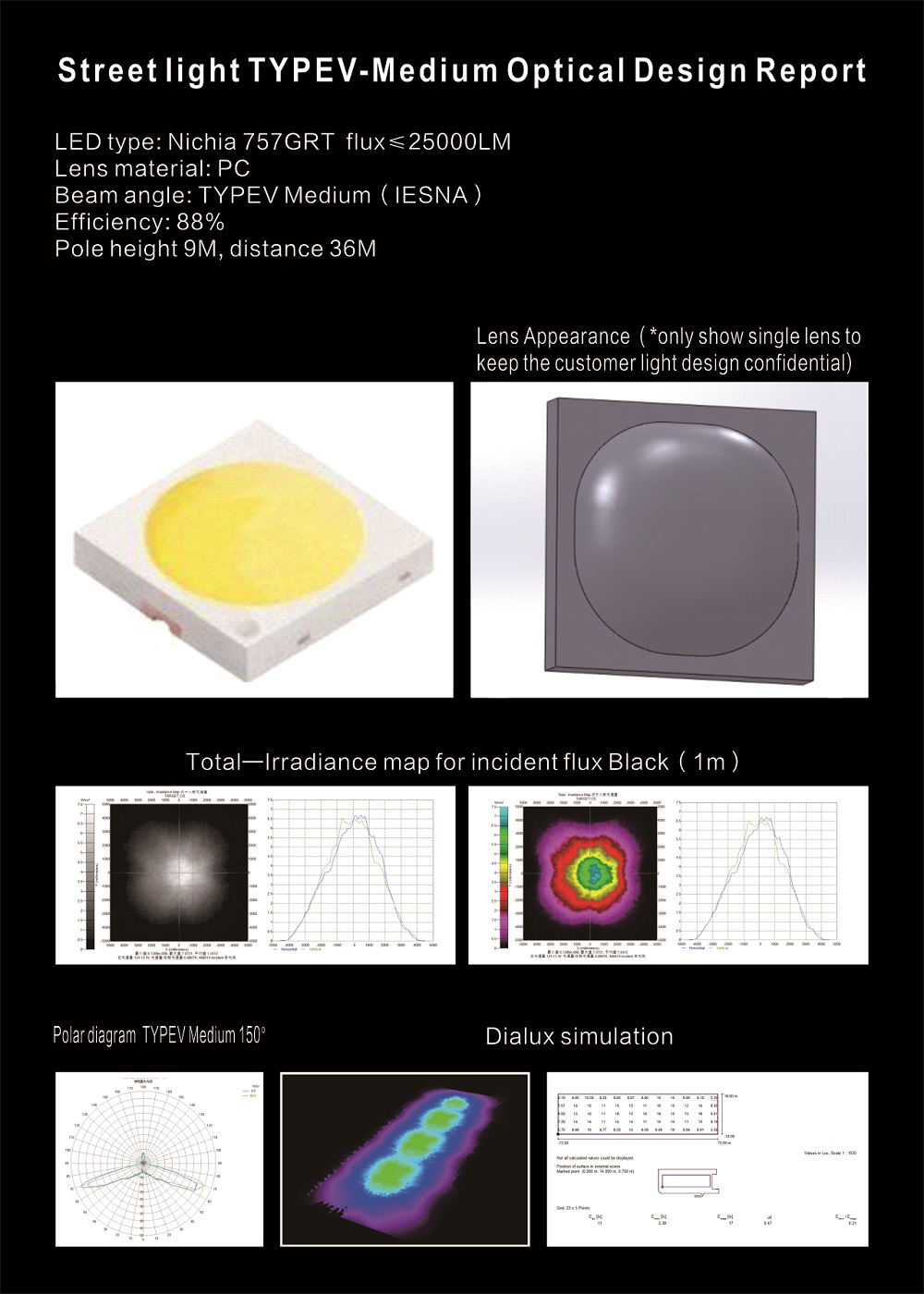 street light design TYPEV(Medium)