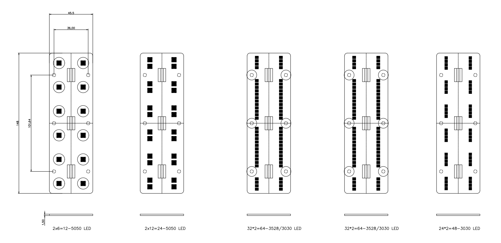 173mm PCB layout